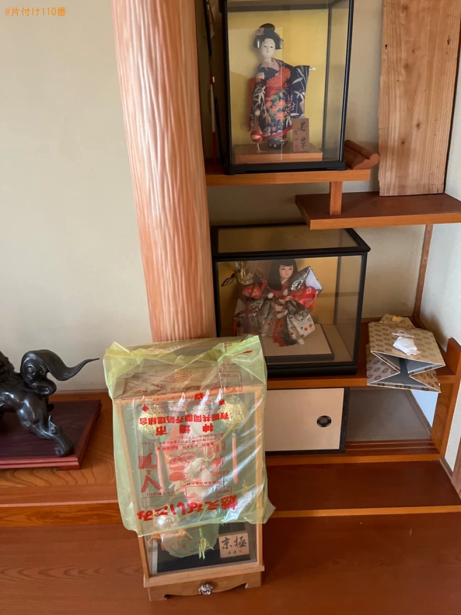 仏壇、お位牌、仏具、ガラスケース入りの日本人形等の回収・処分