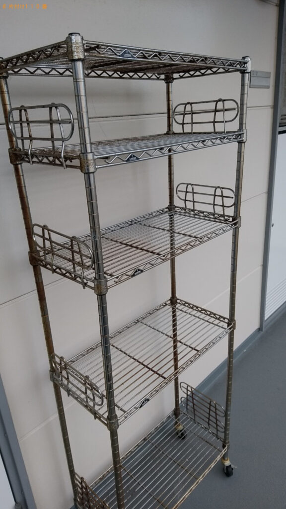 【高松市国分寺町】スチールラック、シングルベッドマットレスの回収